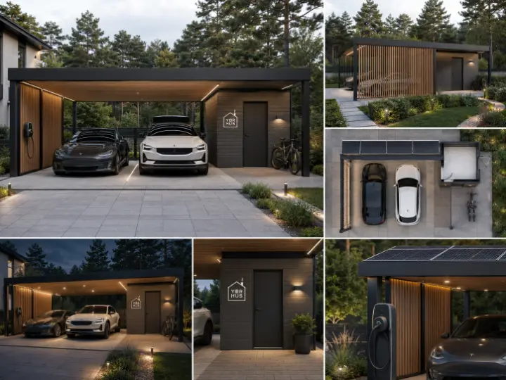 Randare concept YORHUS Carport