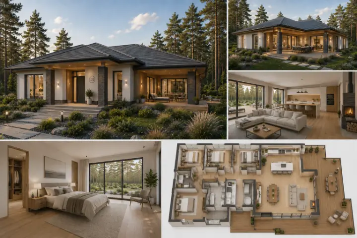 Randare concept YORHUS Modern European